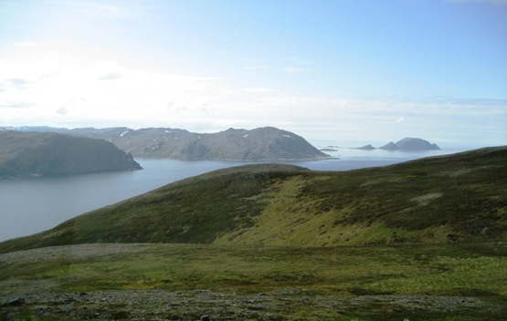 North Cape tundra & view